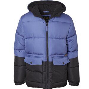 iXtreme Boys Hooded Colorblock Puffer Winter Coat, Size XL